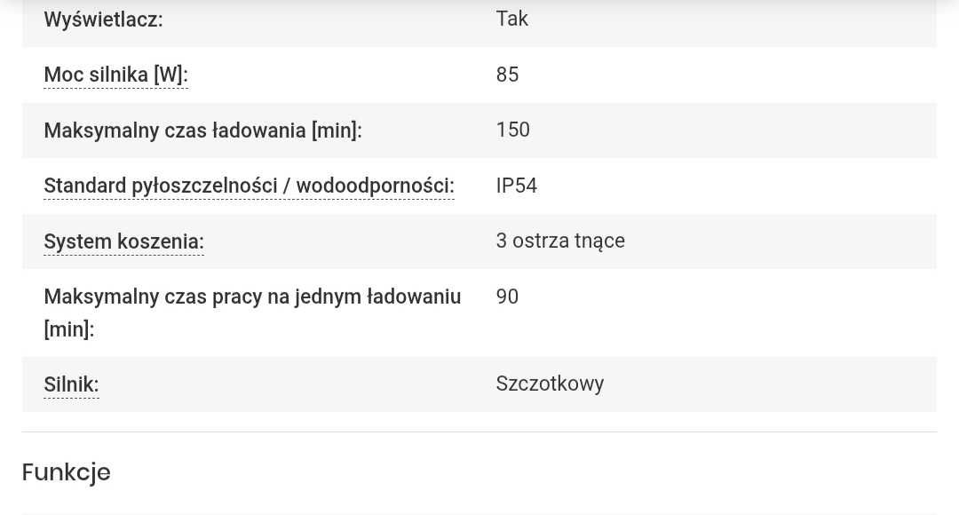 Kosiarka Robot koszący NAC RLM1800G2-T sterowanie Wi-Fi