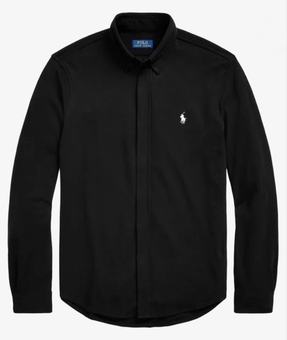 Koszula Polo męska czrna i biała