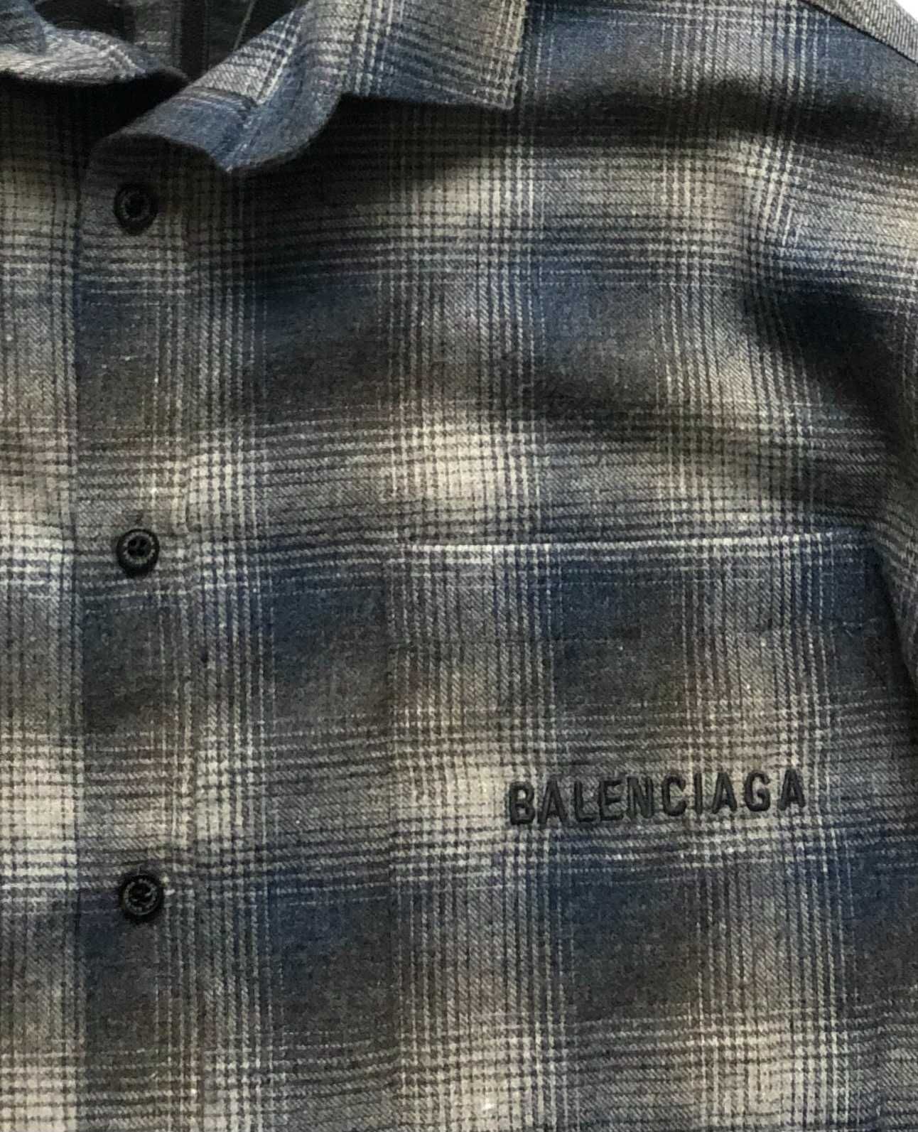 Balenciaga koszula flanelowa S M L