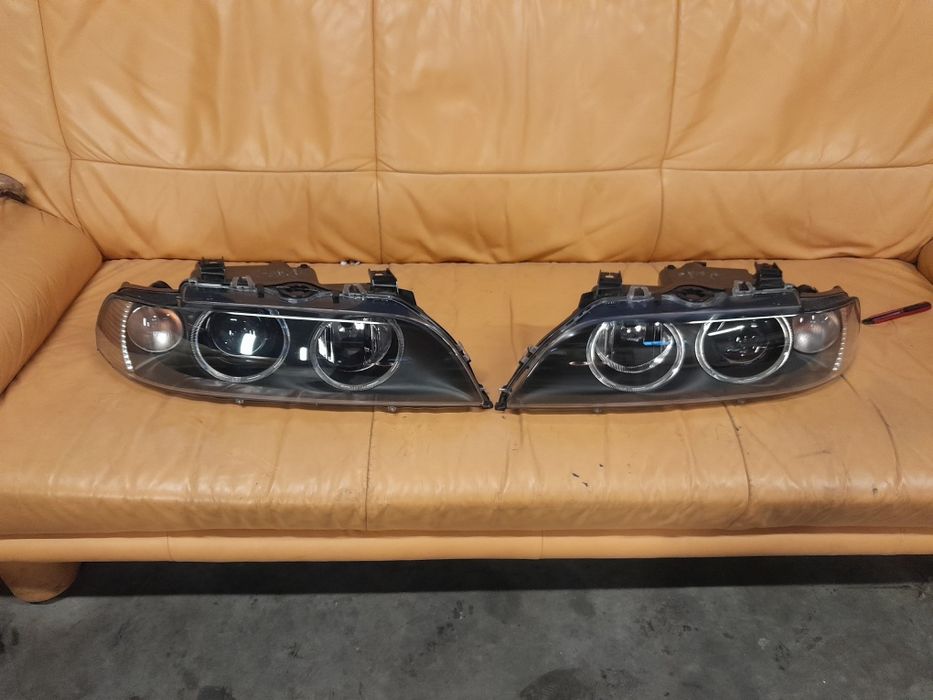 E39 lampy reflektory polift po REGENERACJI h7 bmw