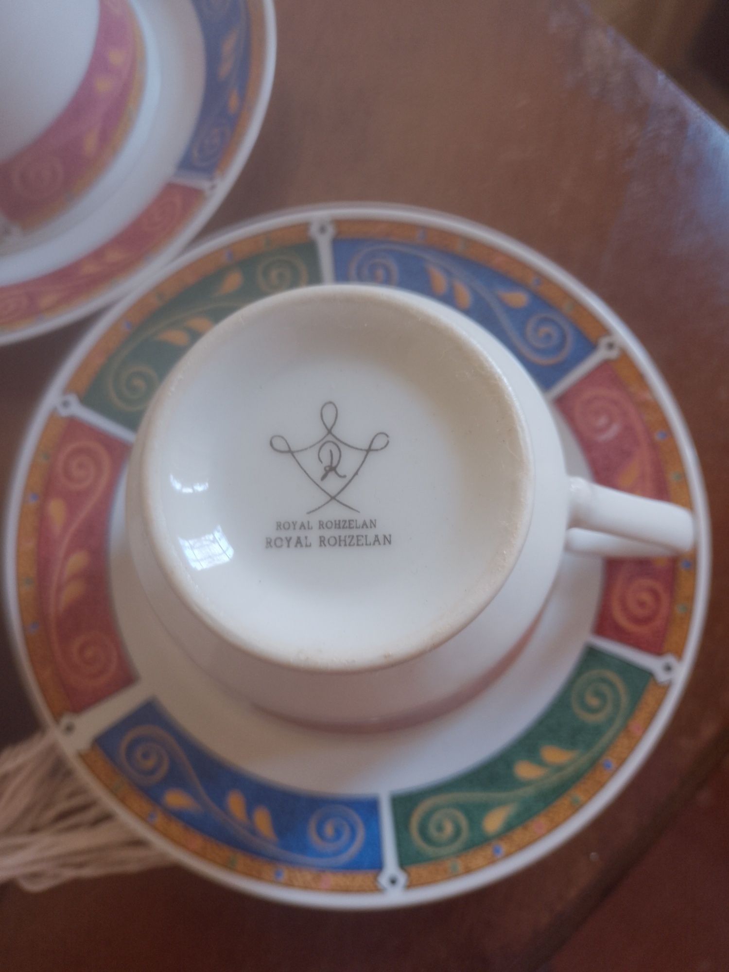 Chávenas de chá da Royal ronzelan