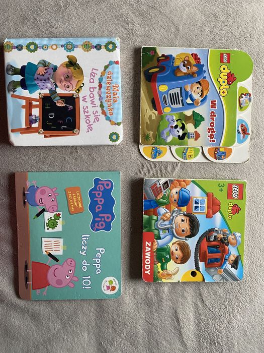 Mix książek bajeczek Lego Duplo, Peppa, Mała dziewczynka