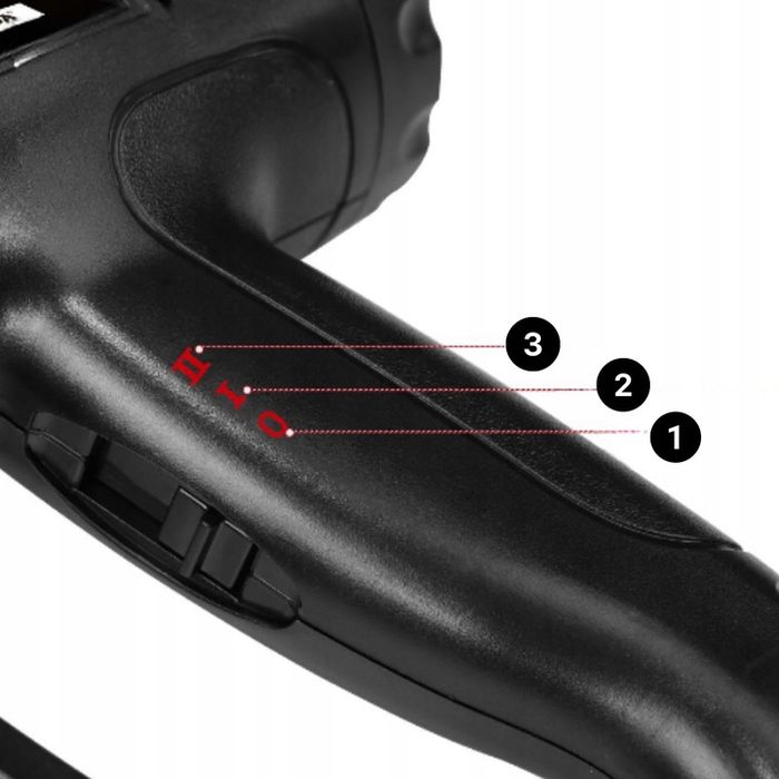 Opalarka Elektryczna Mocna Dmuchawa 2000w 2 Biegi Regulacja Temperatur