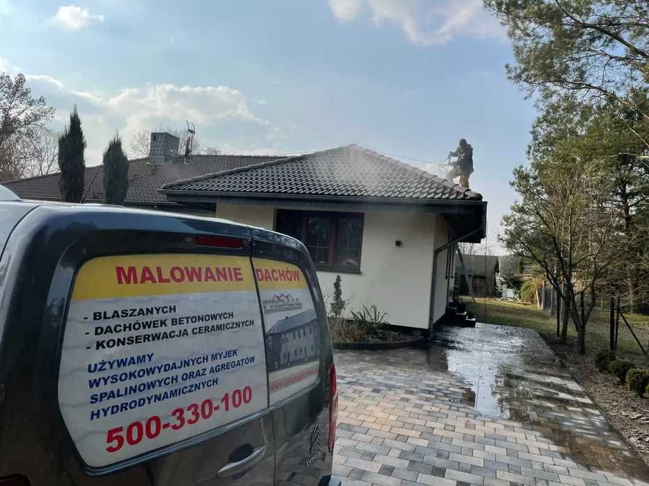 Malowanie Dachów, Mycie Dachu, Dachówek Betonowych , Cementowych