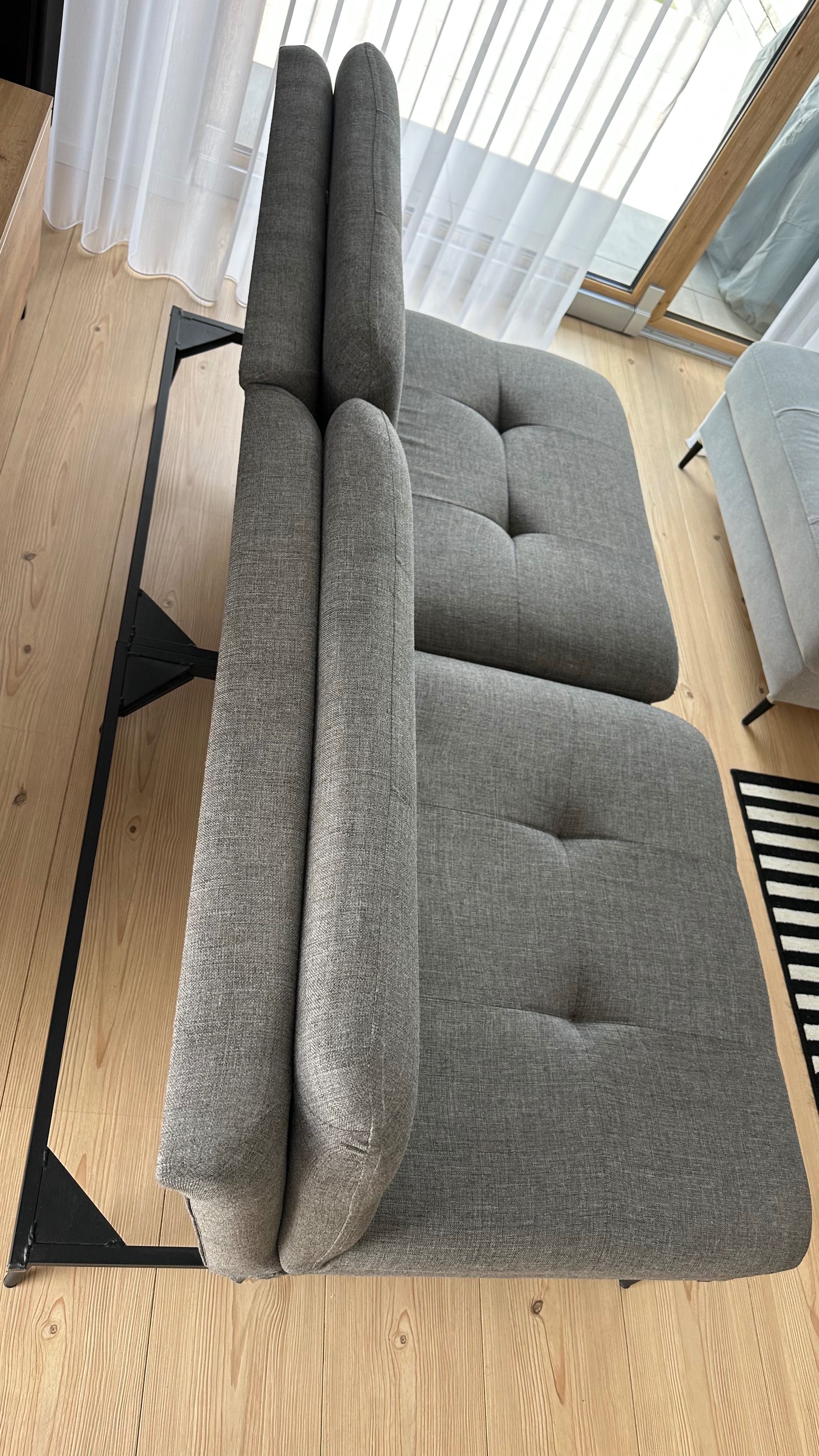 Sofa industrialna, łóżko / kanapa Futon