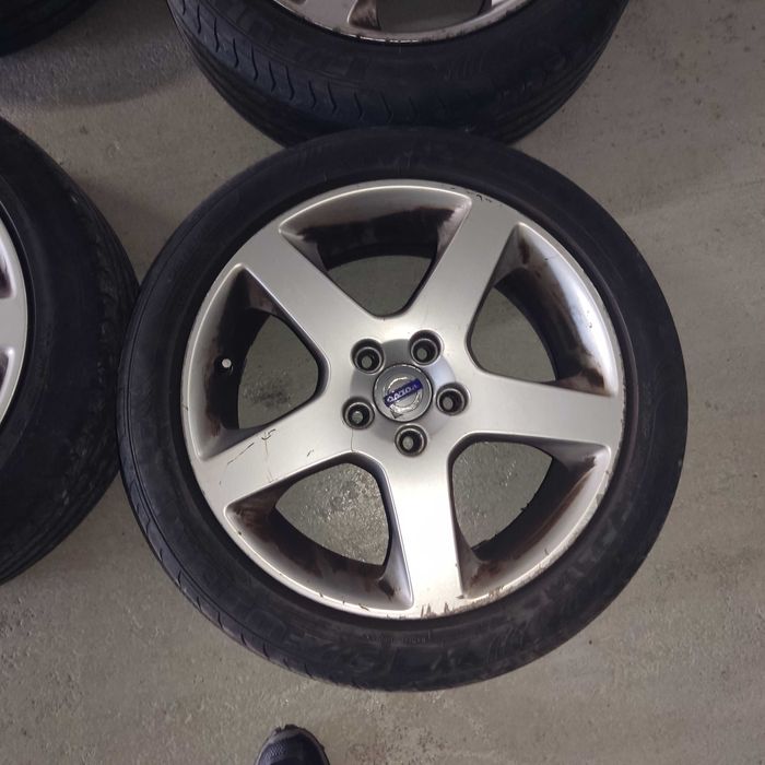 Felgi aluminiowe Volvo R17 5x108 ET50 Oryginał + Opony Fulda