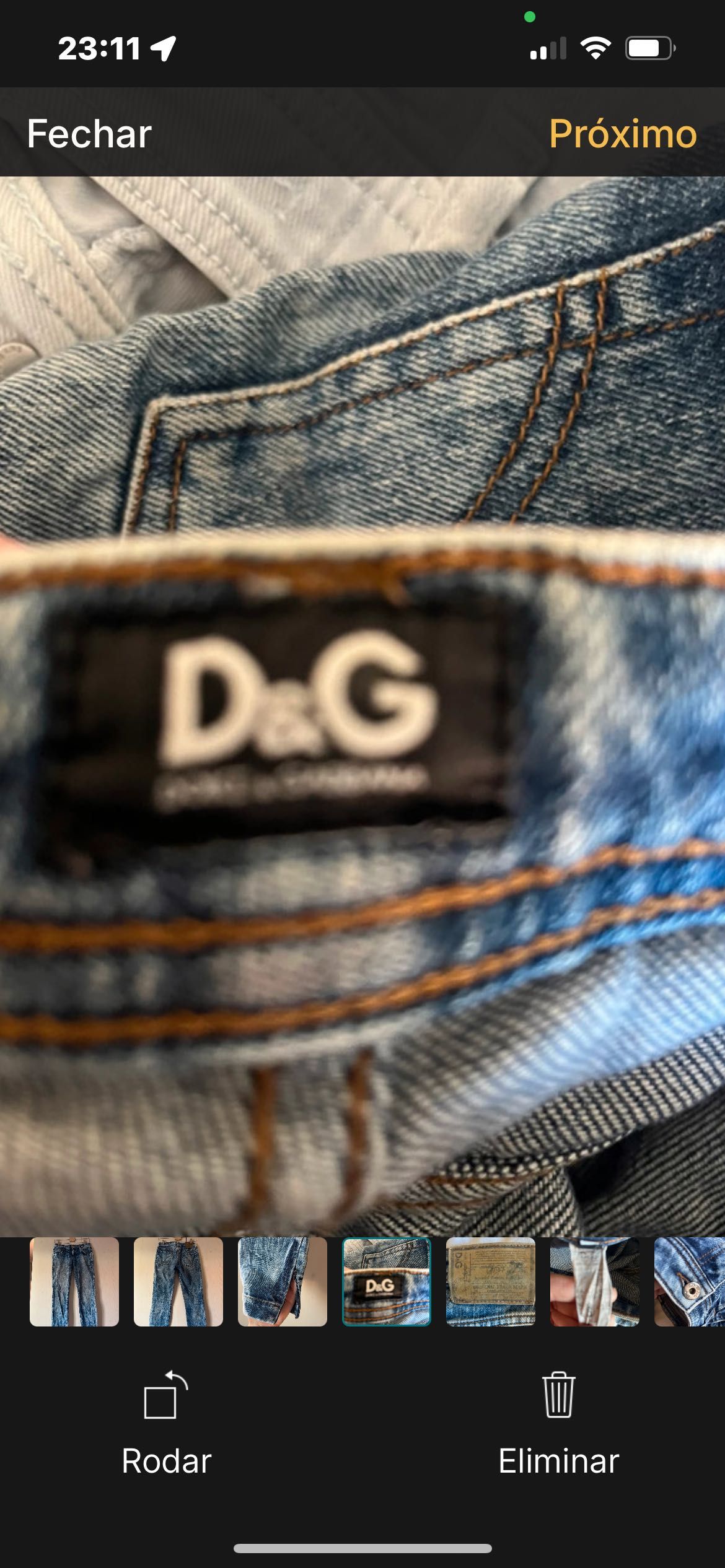 Calças de ganga Dolce Gabbana tamanho 36