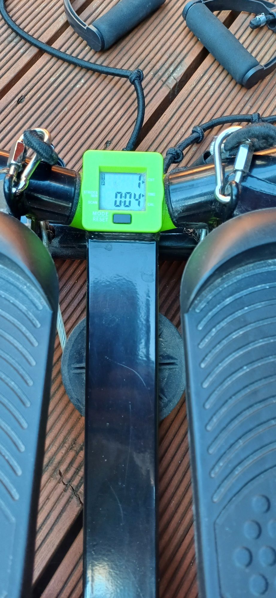 Stepper z linkami + nordic walking