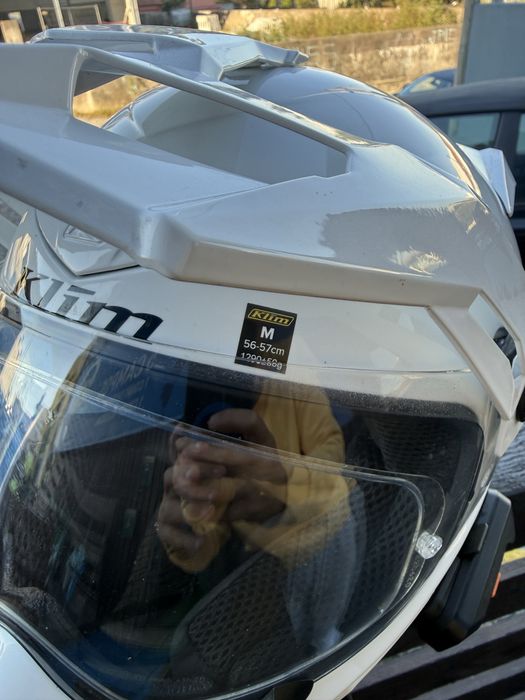 Capacete Klim Krios tamanho M  excelente estado capacete aventura