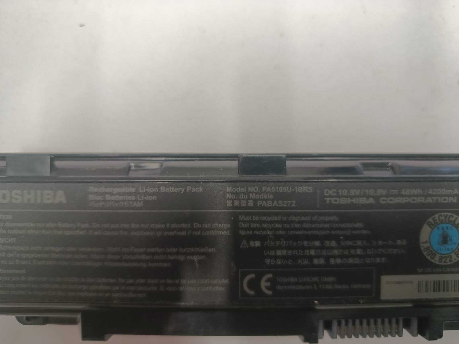 Oryginalna Bateria TOSHIBA PA5109U-1BRS. (B)