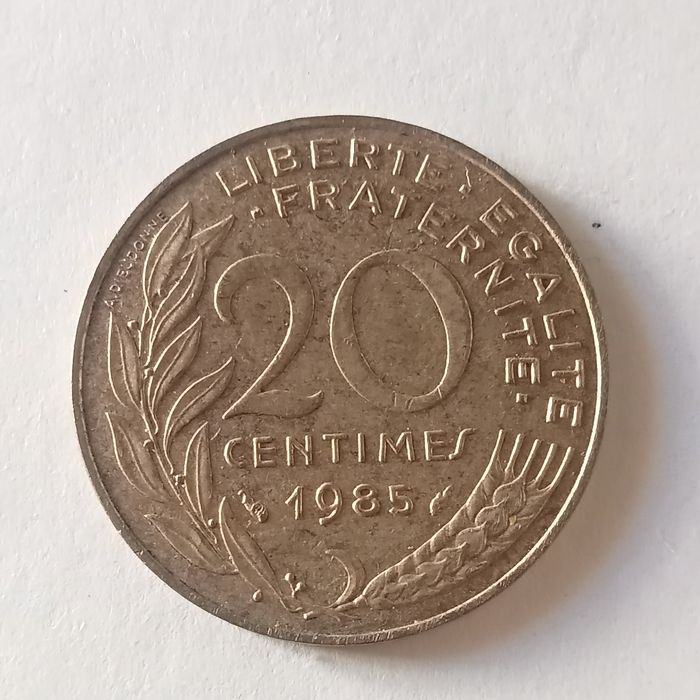 moeda 20 centimos belgica