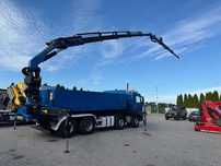 Volvo FM440 8x4 hakowiec Skrzynia HDS Palginger PK29000+JIB+wciagarka