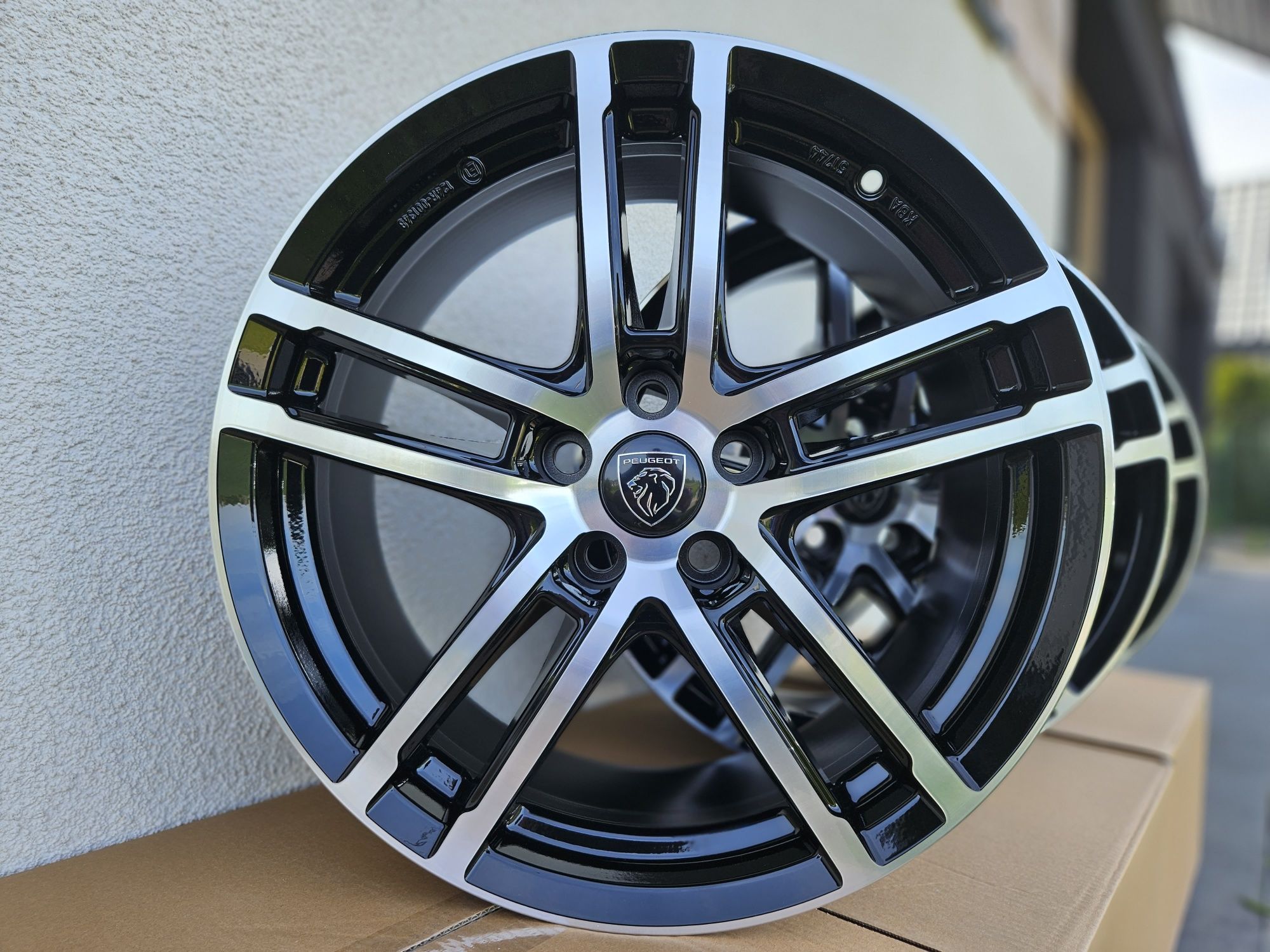 PEUGEOT 18 " NOWE 5X108 Felgi 308 / 508 / 308 GT Alufelgi Czarne Poler