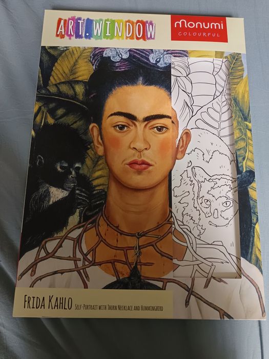 "Kolororamka" kolorowanka Frida Kahlo