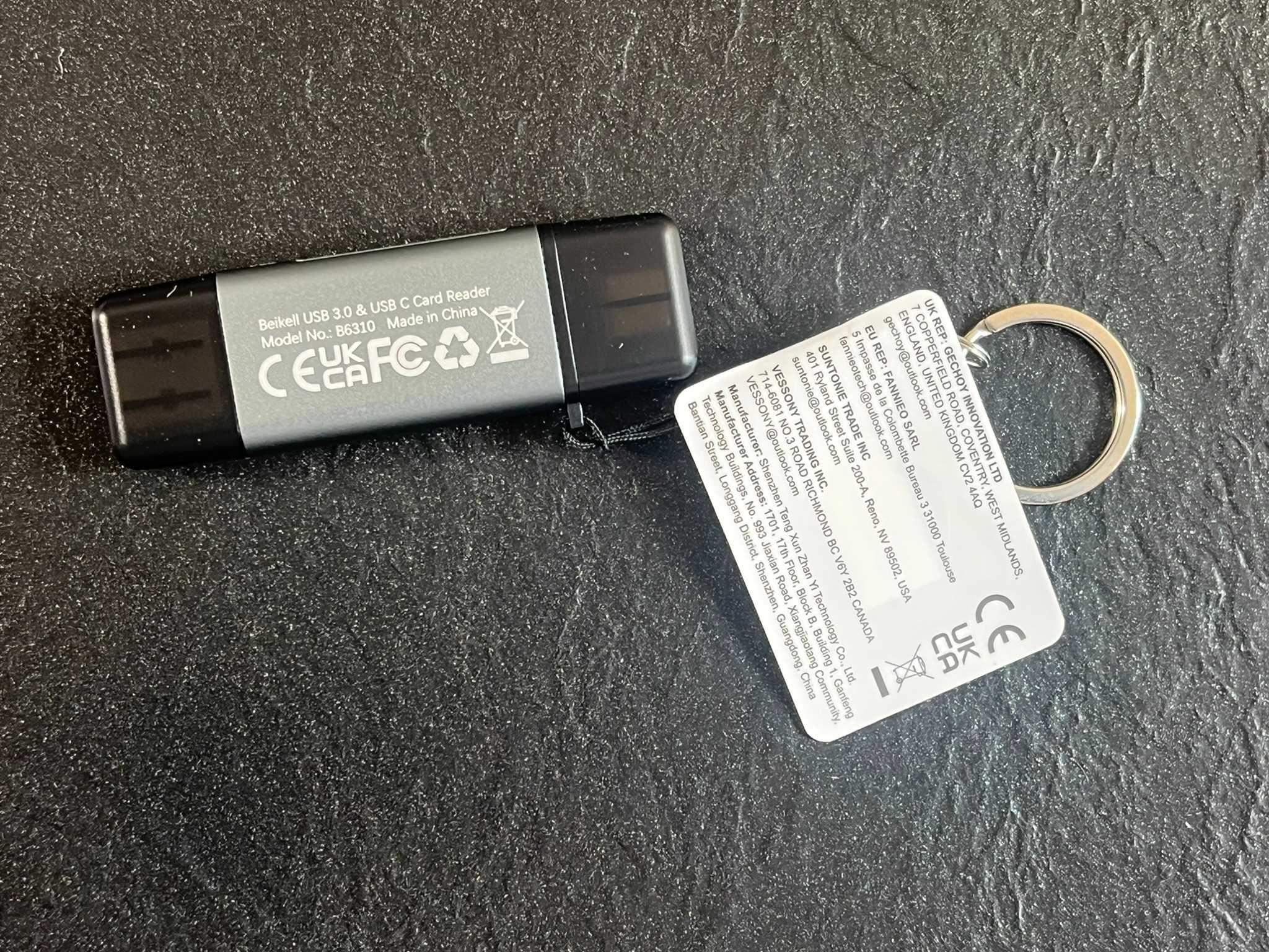 Beikell Czytnik Kart SD/Micro SD Adapter USB 3.0