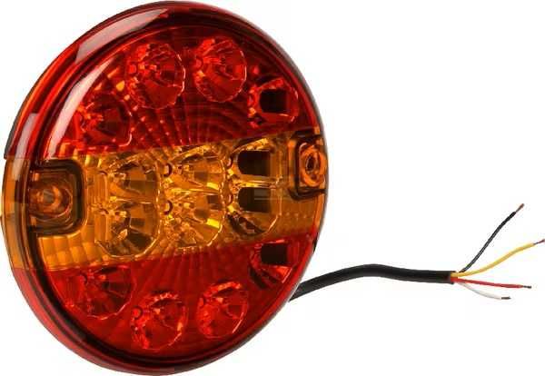Lampa tylna zespolona LED, okrągła, 12-24V, Ø 140 mm gopart