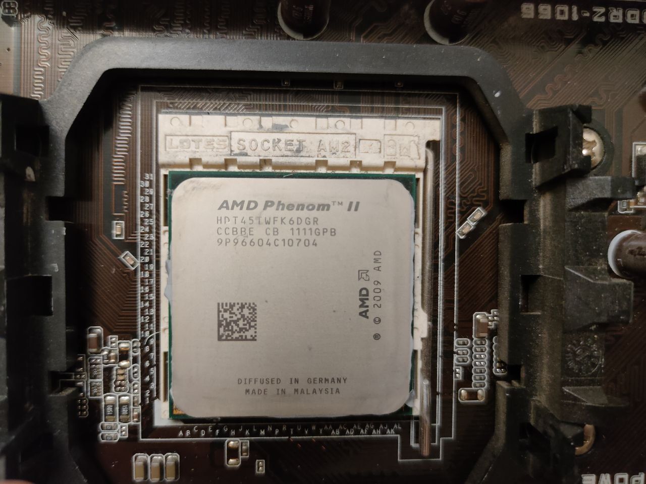 Комплект материнська плата Asus M2N68-Plus + Процесор AMD Phenom II X6