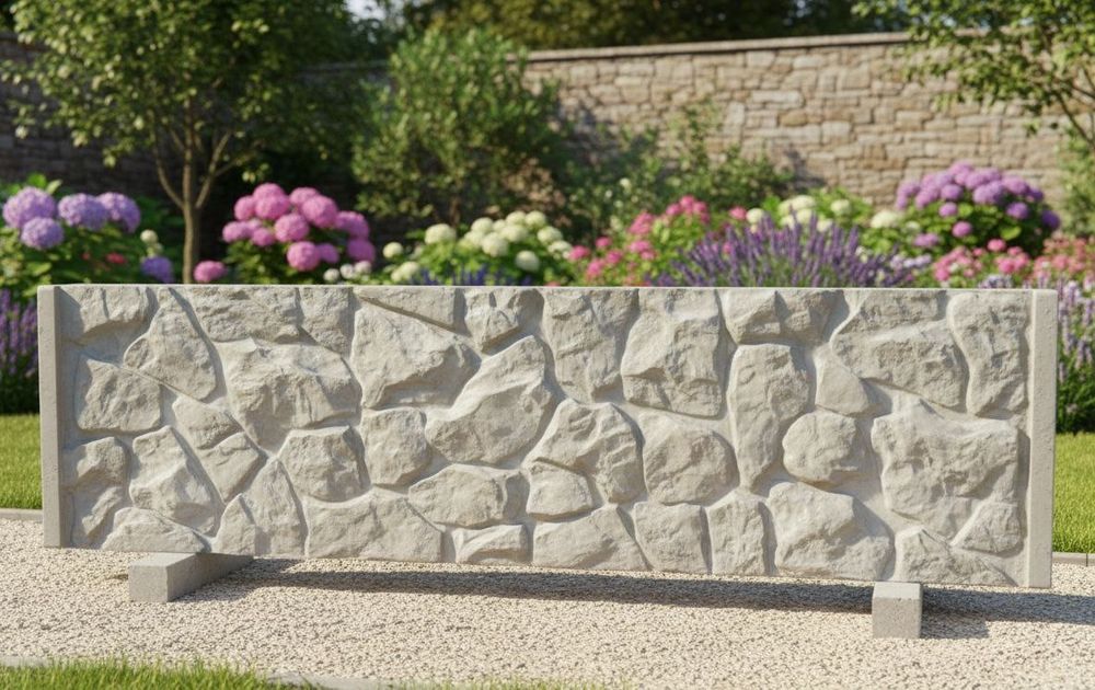 Евро забор, столбы, плитка