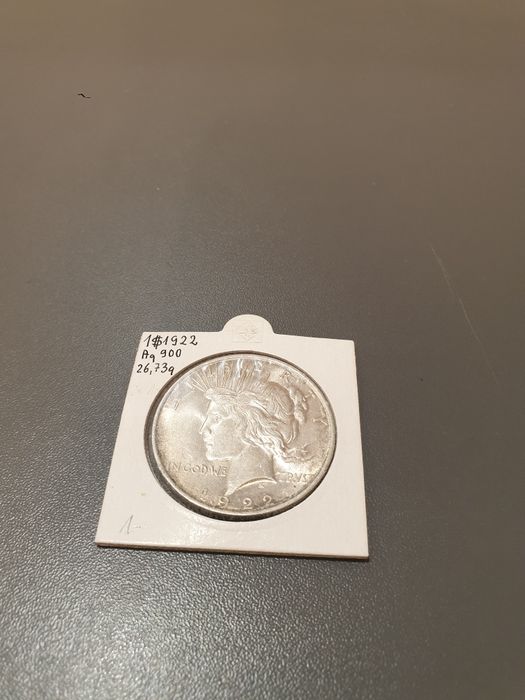 Moneta ze srebra 1 dolar 1922