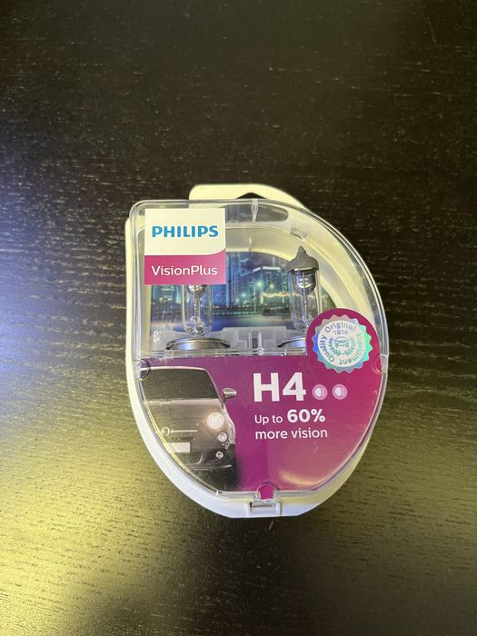 Philips vision plus H4 żarówka samochodowa