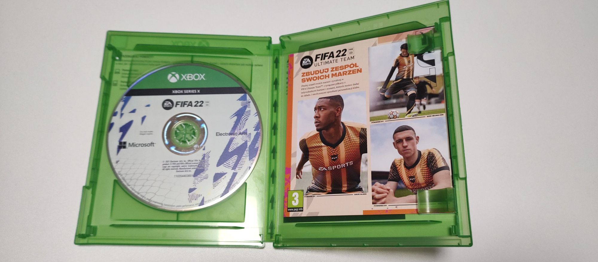 Fifa22 Xbox X series wersja pudełkowa