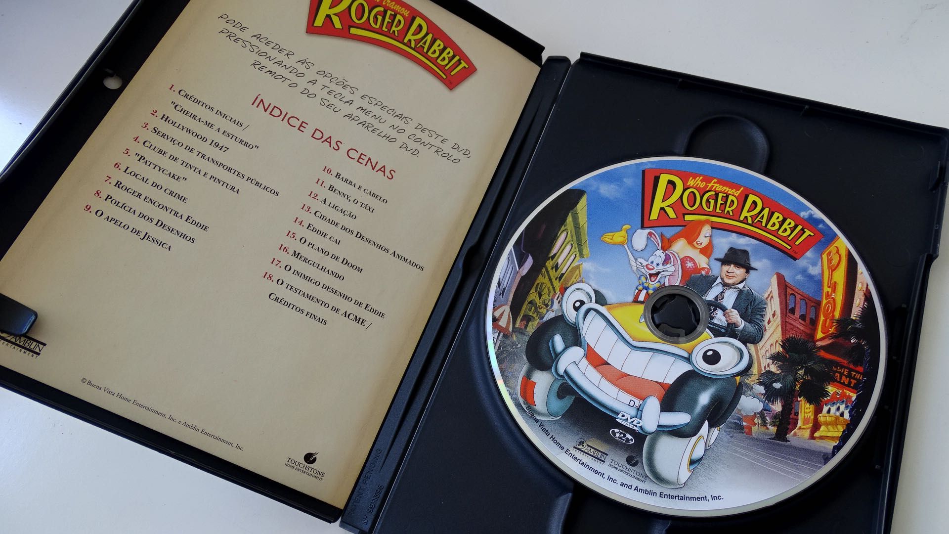 DVD Quem Tramou Roger Rabbit - Edição Especial