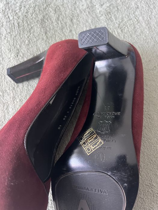 Sapatos de veludo