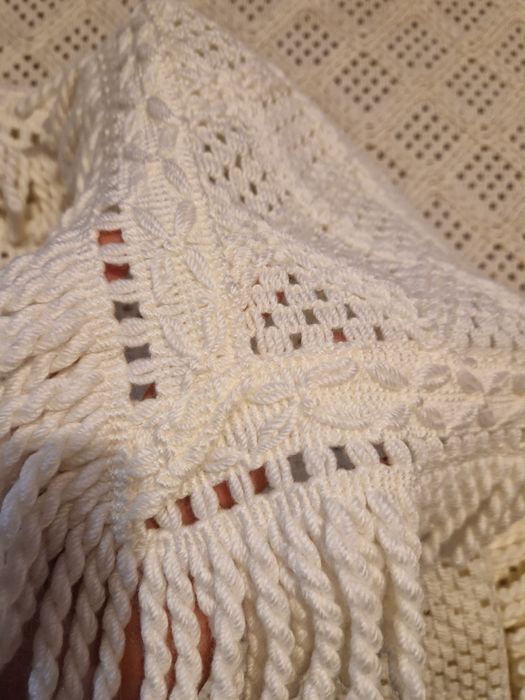 Colcha croche feito a mao