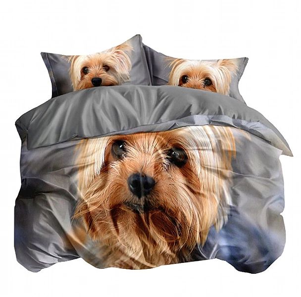 Pościel 160x200/3 części komplet poszewki 70x80 mikrofibra 3D Andreas