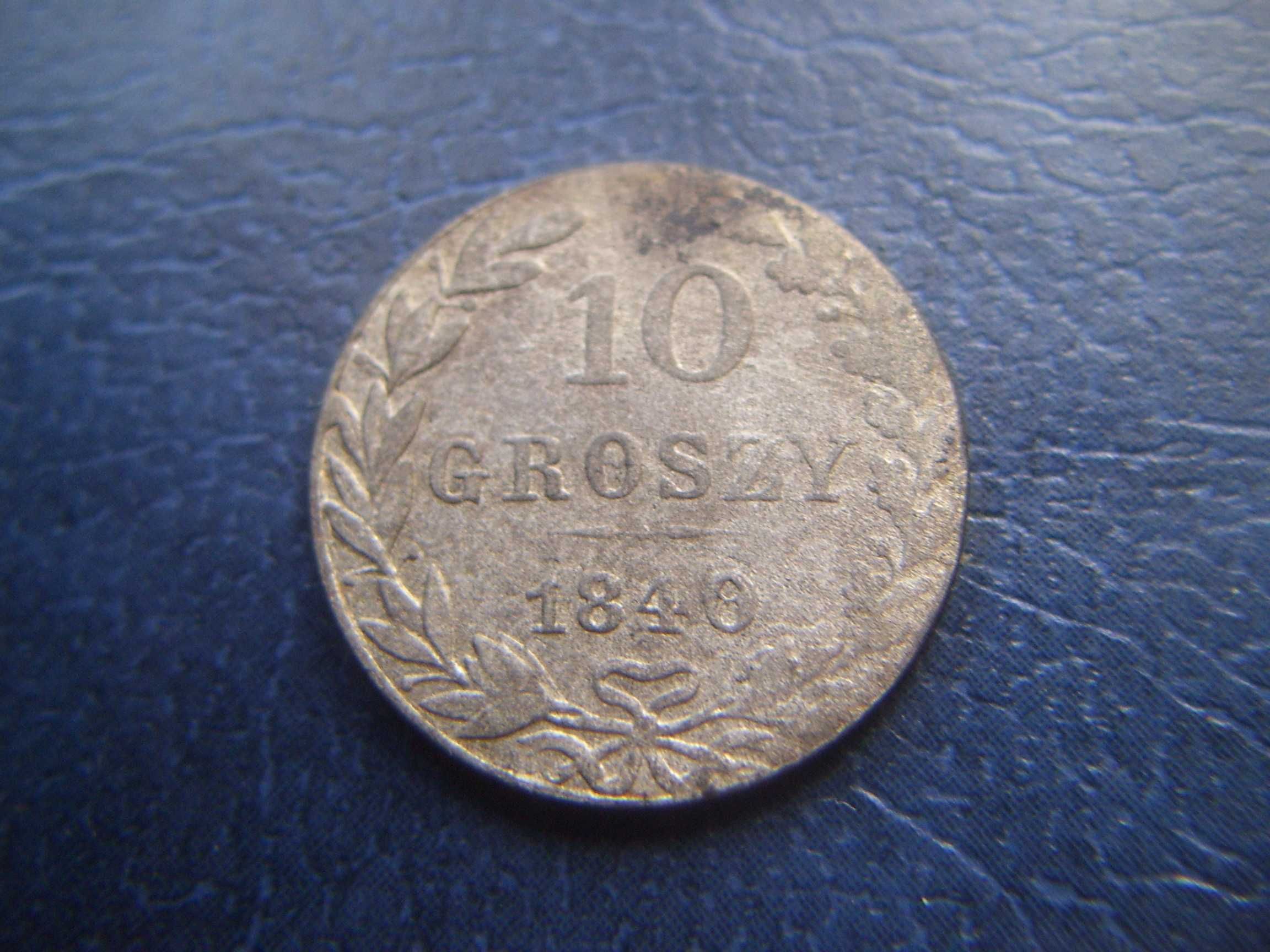 Stare monety 10 groszy 1840 srebro /2