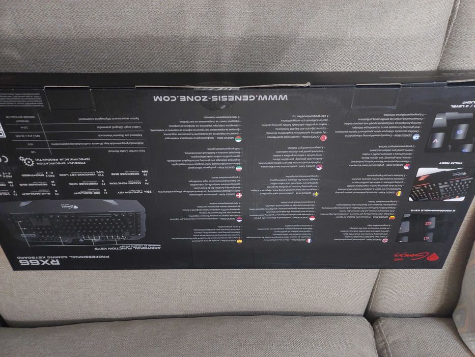 NOVO - Teclado Gamer - Natec - Genesis Rx55 Pro Gaming