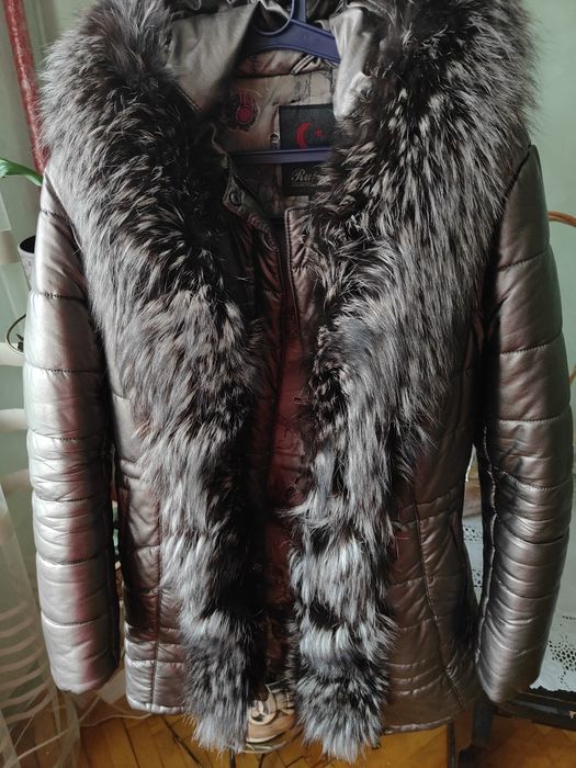 Зимова куртка,парка з еко покриттям