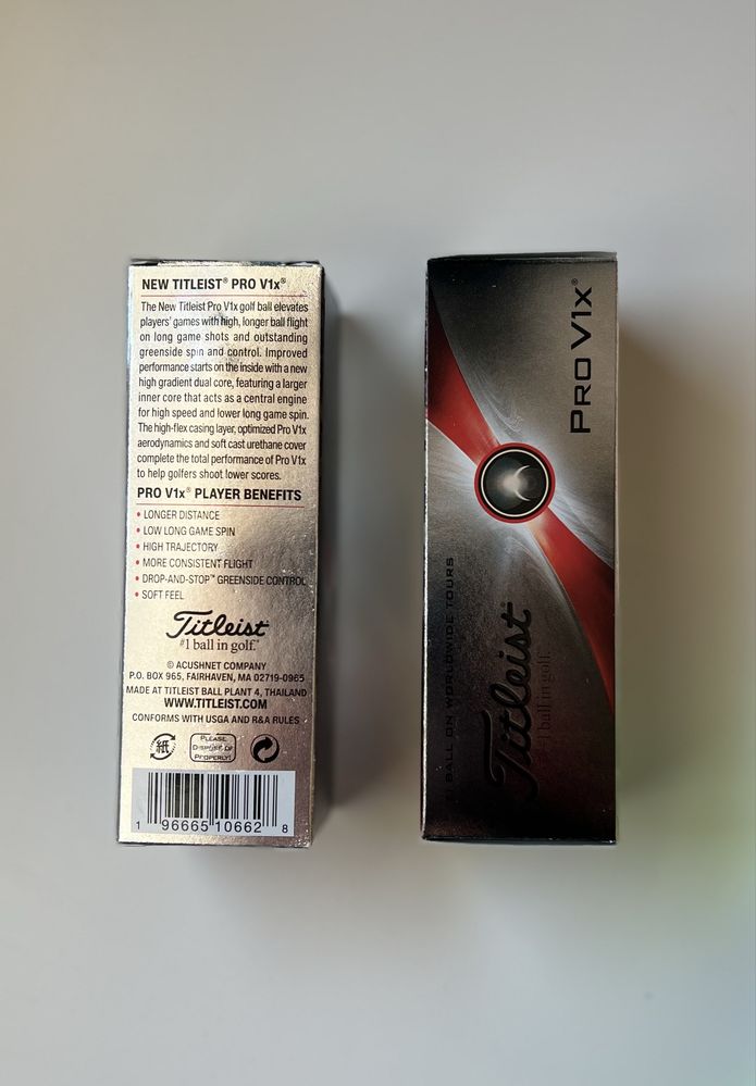 Conjunto de bolas de golf titlestpro v1x & srixon soft feel