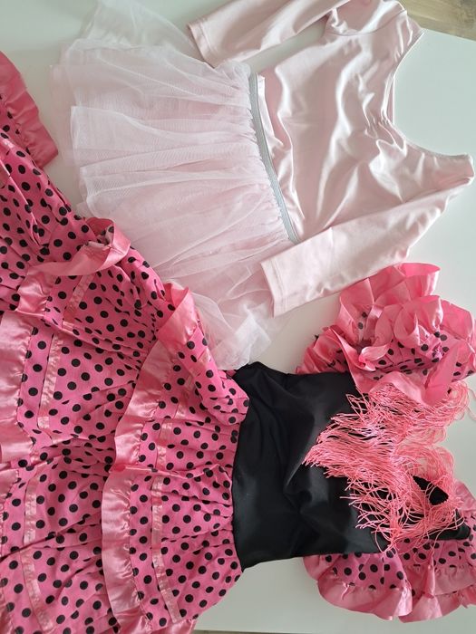 Paczka ubrań dla dziewczynki jesień 122/128 H&M, Reserved i inne - gra