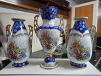 Conjunto 3 peças porcelana