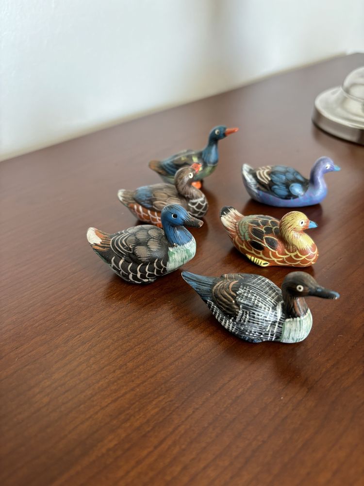 Patos decorativos 6 unidades