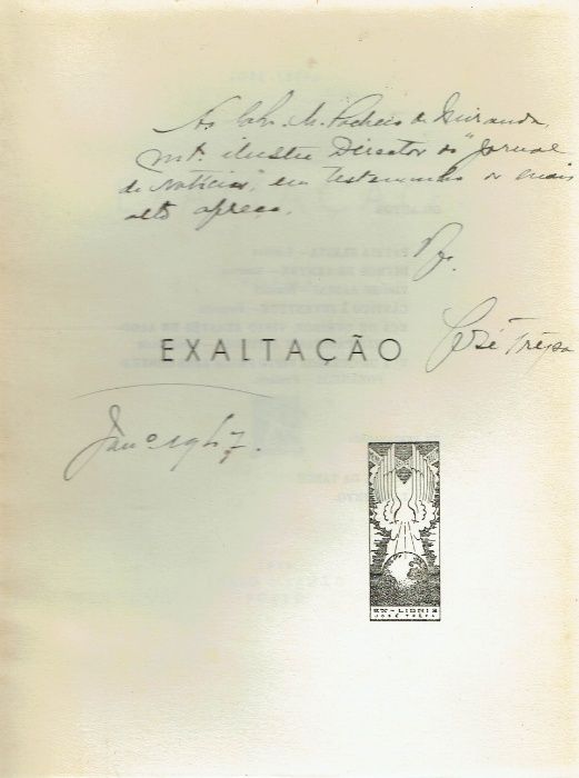 9711 Exaltação de José Trêpa / Autografado