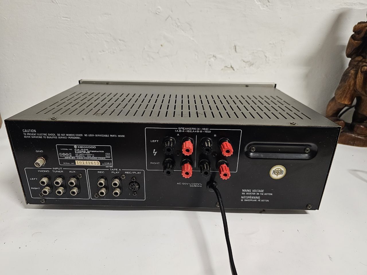 Wzmacniacz stereo Kenwood KA-400, 2 x 60 W,
