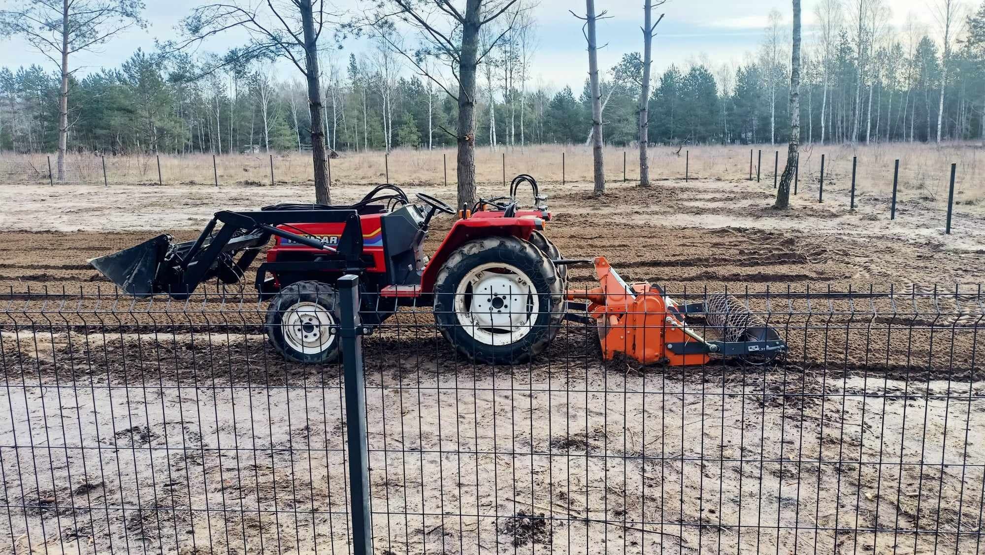 Usługi minikoparka,ładowarka przegubowa schaffer,minitraktorem z Glebo