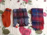 Нові мохерові шарфи та шкарпетки