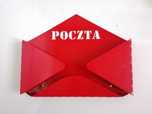 Loftowy pojemnik na pocztę