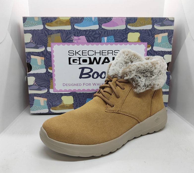 замшевые 24,5 25,5см ботинки кроссовки Skechers On The Go оригинал