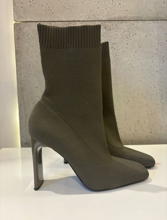 botki na obcasie Zara