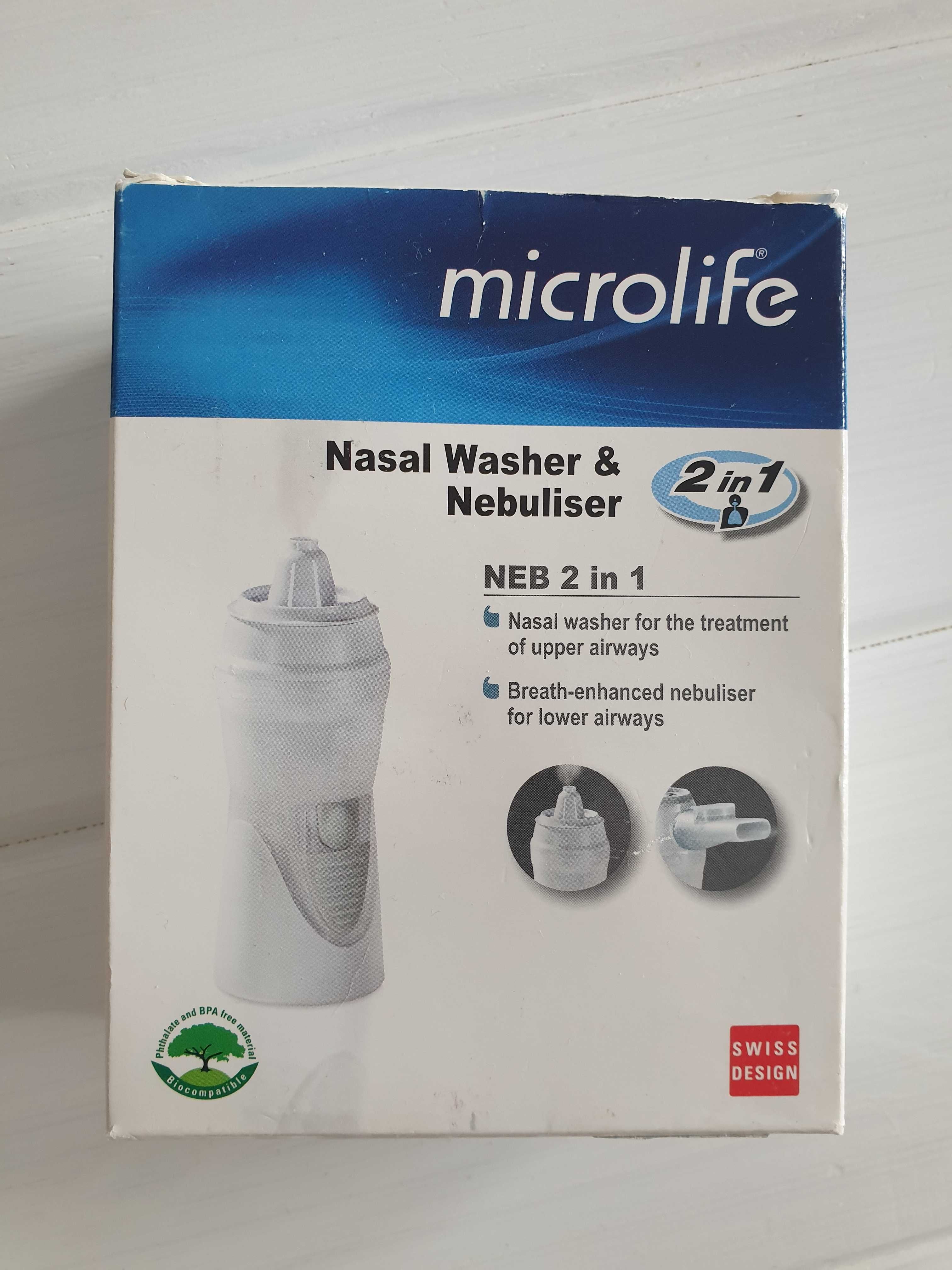 Irygator do nosa i zatok (w komplecie dodatkowo  ustnik) MICROLIFE
