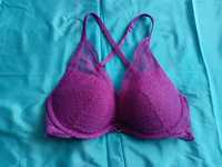 Fioletowy biustonosz Calvin Klein, rozmiar 32D, 70D,