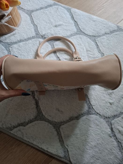 Elegancka torebka kuferek do ręki Vintage Retro