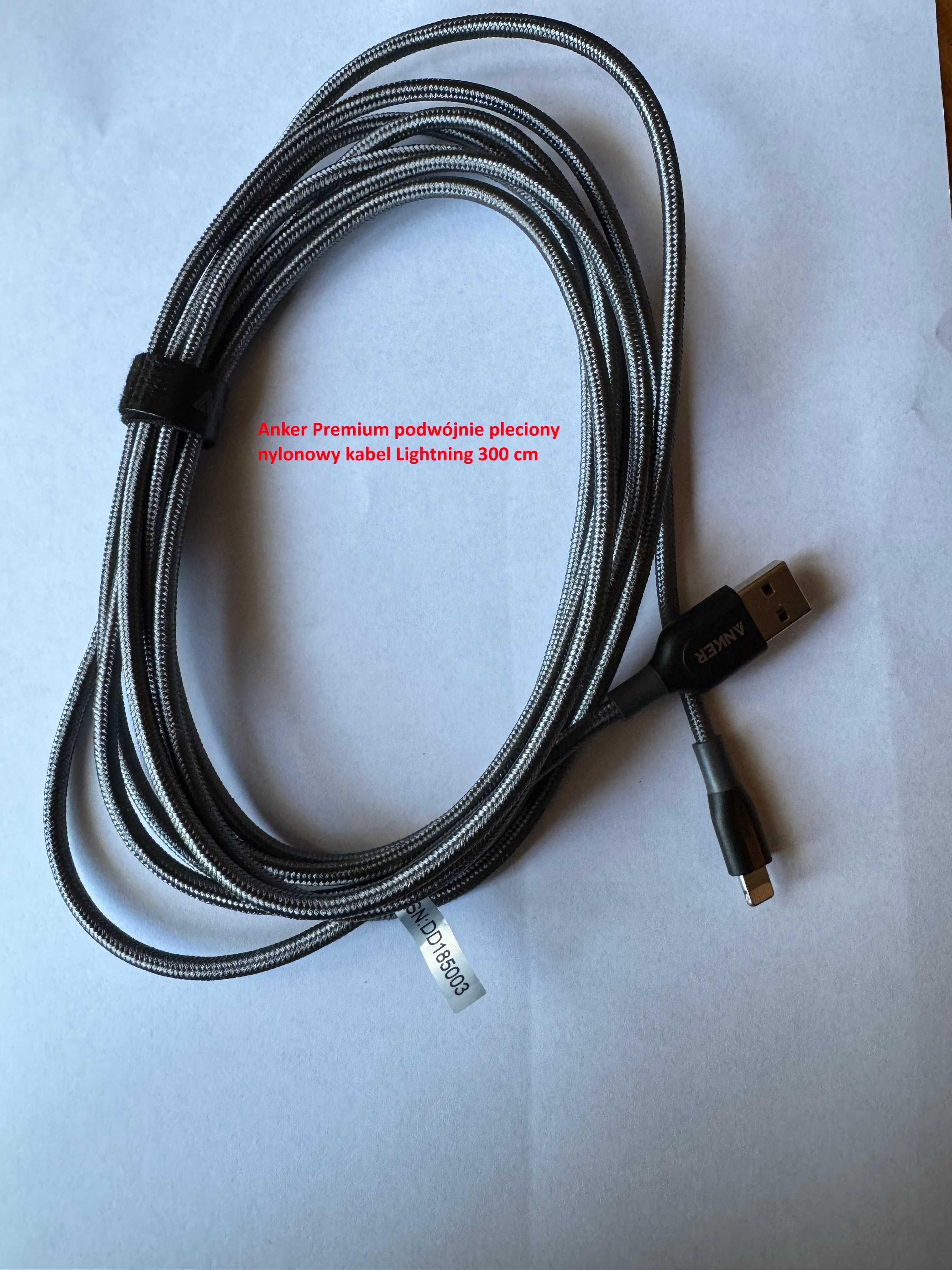 ANKER kabel lightning 1,8mtr, 3mtr Iphone, microUSB 0,9mtr