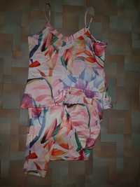 Комплект микрофибра яркие цветы, пижама Primark