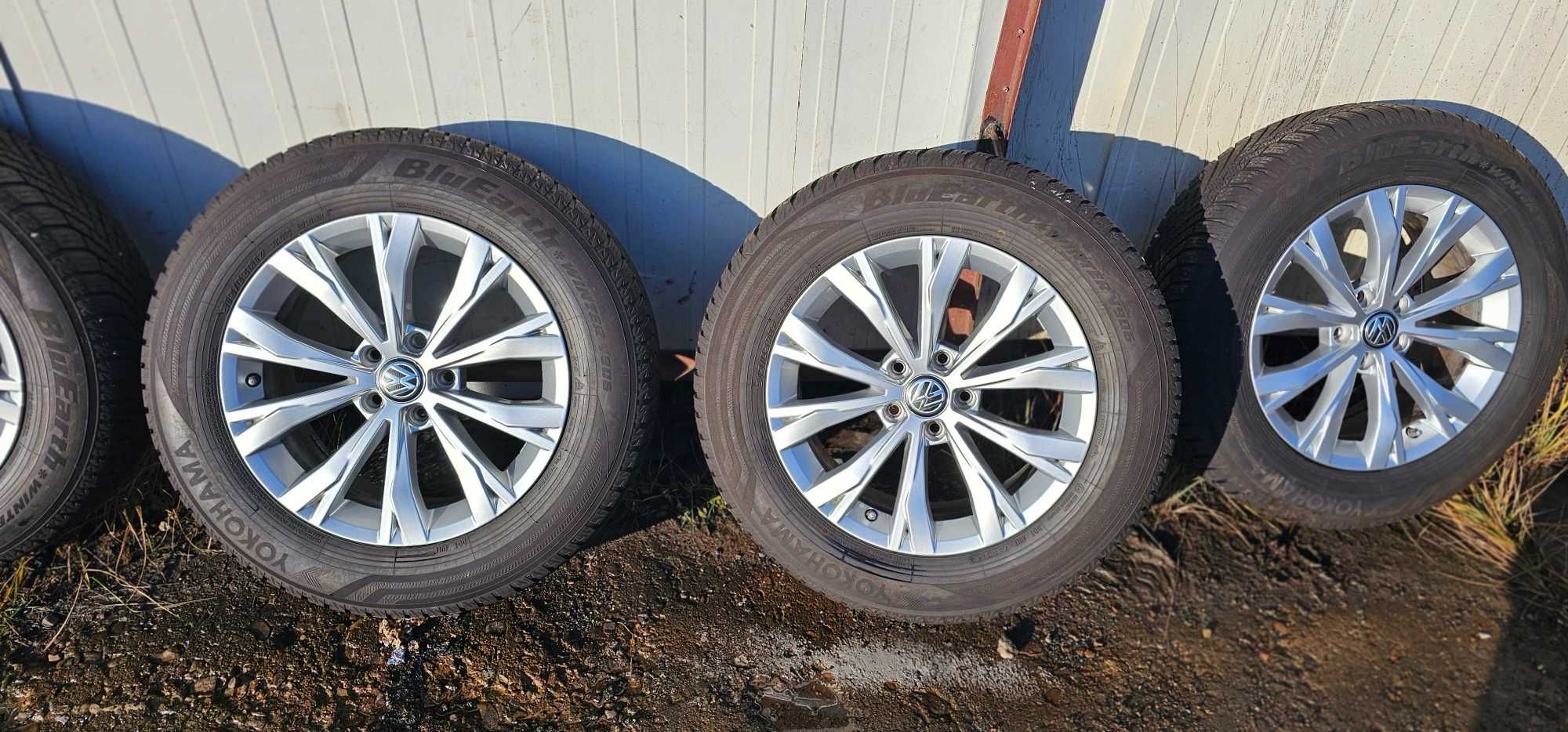 Koła Felgi VW TIGUAN 5x112  NOWE OPONY ZIMOWE 2022r 7MM 215/65 R17