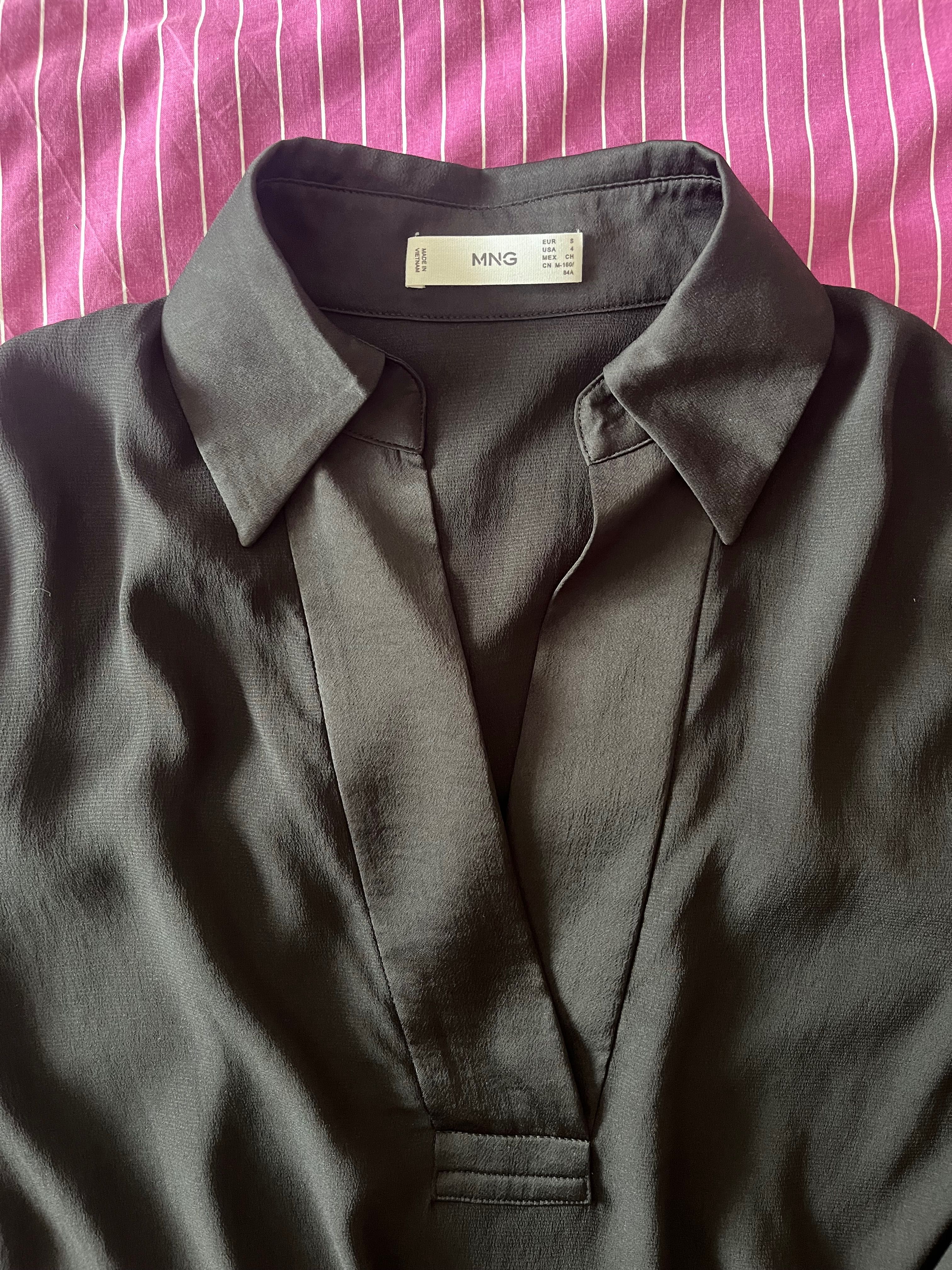 Blusa preta Mango